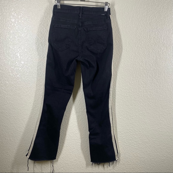 Mother Insider Crop Step Fray Jeans Guilty Racer - Picture 4 of 12